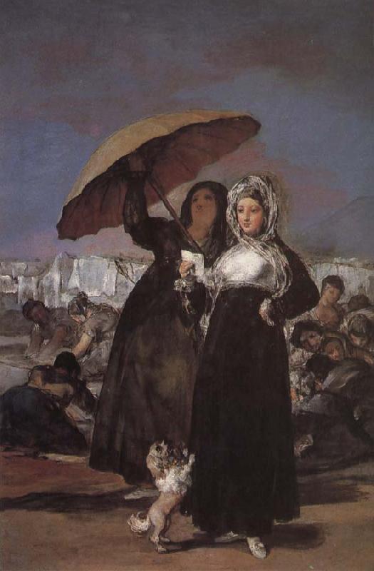 Francisco Goya Les Jeunes France oil painting art